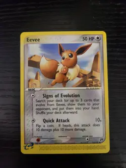 Pokemon EX Sandstorm Eevee Card 63/100 Unlimited Non Holo Near Mint Condition - Image 1