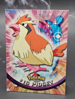 1999 Topps Pokemon TV Animation Ed. Pidgey #16 Black Logo MP Vintage Card - Image 1