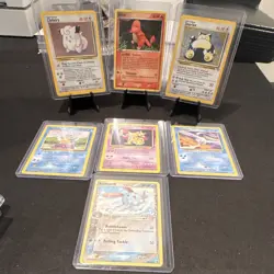 Nintendo/Wizards Pokemon TCG 7 Card Lot Snorlax Articuno Ditto 2005 EN Holo - Image 1
