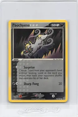 POOCHYENA 70/107 - NON-HOLO - COMMON - EX Deoxys - 2005 POKEMON CARD - NM - Image 1