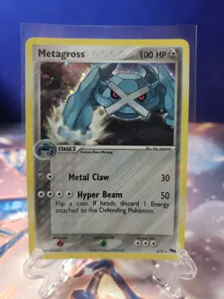 Pokemon TCG Metagross Holo Rare 2/17 LP Pop Series 1 - Image 1