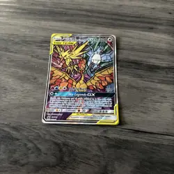 Pokemon TCG Moltres Zapdos Articuno GX SM210 Stained Glass Promo Card Sealed - Image 2