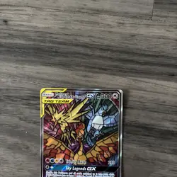 Pokemon TCG Moltres Zapdos Articuno GX SM210 Stained Glass Promo Card Sealed - Image 3