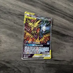 Pokemon TCG Moltres Zapdos Articuno GX SM210 Stained Glass Promo Card Sealed - Image 4