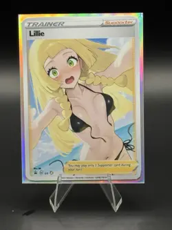Pokemon Lillie Custom Waifu Full Art Card Anime - Image 1