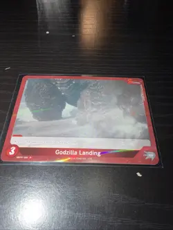 Godzilla Card Game TCG EBP01-030 R Rare Foil Godzilla Landing - Image 1