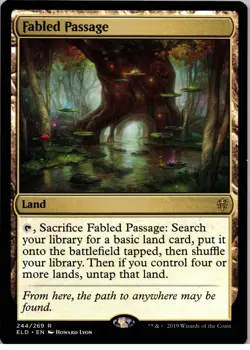Fabled Passage - R - Throne of Eldraine - 244 - NM - Normal - Image 1