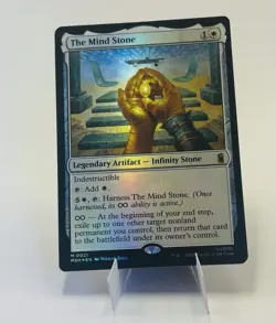Mind Stone Foil Mythic Marvel Universe Super Heroes MTG NM - Image 1