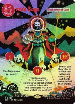 1x NM FOIL Urza's Saga MTG Secret Lair SV Encyclopedia - Image 1