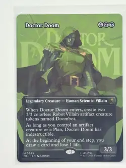 Doctor Doom (Borderless) (0365) Marvel Super Heroes Regular - Image 1