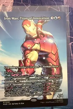 Iron Man, Titan of Innovation (Borderless) Marvel Universe Eternal-Legal Regular - Image 1