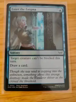 MTG Enter the Enigma (FOIL) 0052 Duskmourn M/NM Free UK P&P - Image 1