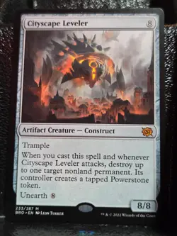 Cityscape Leveler 233 Mythic The Brothers' War Magic: The Gathering Near Mint - Image 1