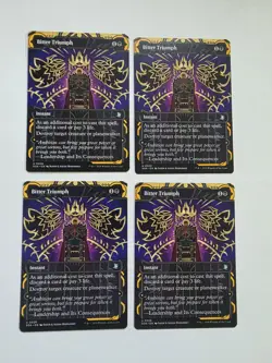 4x Bitter Triumph - Secrets Of Strixhaven - Near Mint - MTG - Image 1