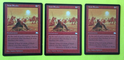 Magic the Gathering MTG Weatherlight HEAT STROKE X 3 R VLP/EX 1997! - Image 2