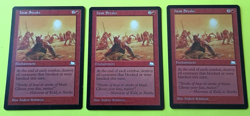 Magic the Gathering MTG Weatherlight HEAT STROKE X 3 R VLP/EX 1997! - Image 3