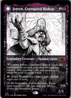 Magic | MID | Jerren, Corrupted Bishop (Showcase) | 316 | NM - Image 1