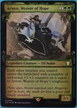 Arwen, Weaver of Hope (Scroll Showcase 437) FOIL Lord of the Rings PLD (520340) - Image 1