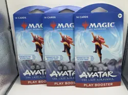 2025 Magic the Gathering Avatar The Last Airbender Play Booster Packs - Lot of 3 - Image 1