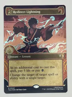 Redirect Lightning Foil (Showcase) Avatar: The Last Airbender - Image 1
