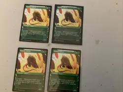 x4 Canopy Baloth ZNR MTG 3 Reg 1 Foil Showcase New Pack Fresh - Image 1