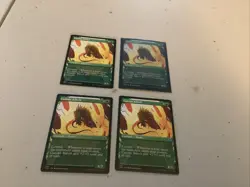 x4 Canopy Baloth ZNR MTG 3 Reg 1 Foil Showcase New Pack Fresh - Image 2