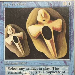 Magic the Gathering Copy Artifact (1995 Revised Edition) NM #83 - Image 2