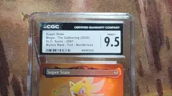 MTG Super State 🌈 Foil 2025 SLD Sonic Friends & Foes Borderless CGC 9.5 - Image 2