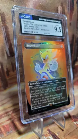 MTG Super State 🌈 Foil 2025 SLD Sonic Friends & Foes Borderless CGC 9.5 - Image 4