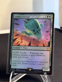Jumbo Cactuar 191 R Foil Final Fantasy (FIN) MTG NM - Image 1