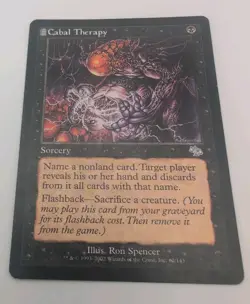 MTG Magic the Gathering Cabal Therapy (62/143) Judgment LP - Image 1