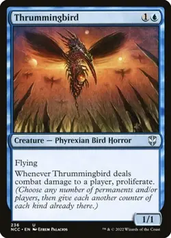 2x Thrummingbird Streets of New Capenna Commander LP MTG - Image 1