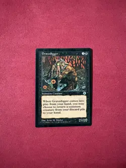 Gravedigger - Portal Magic The Gathering MTG Classic Vintage - Image 1