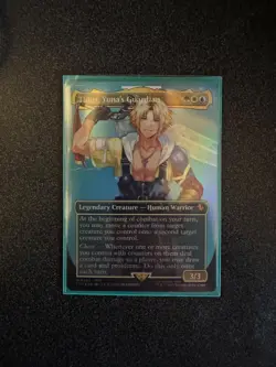 Tidus, Yuna's Guardian (Borderless Foil) - Just Pulled from Collector Sample - Image 1