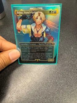 Tidus, Yuna's Guardian (Borderless Foil) - Just Pulled from Collector Sample - Image 2