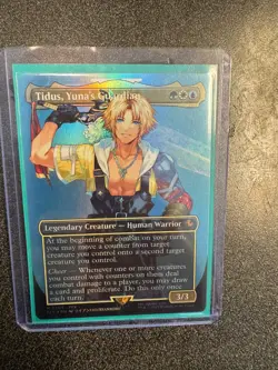 Tidus, Yuna's Guardian (Borderless Foil) - Just Pulled from Collector Sample - Image 3