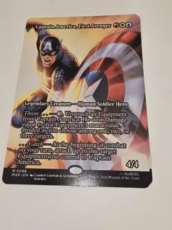 Captain America, First Avenger (Borderless) Marvel Universe Eternal-Legal... - Image 1