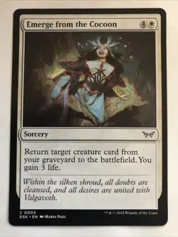 MTG Duskmourn: House of Horror Emerge from the Cocoon 0005 NM - Image 1