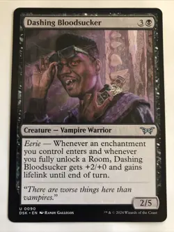 MTG Duskmourn: House of Horror Dashing Bloodsucker 0090 NM - Image 1