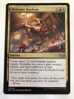 MTG Duskmourn: House of Horror Midnight Mayhem 0222 NM - Image 1