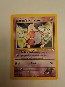 Pokemon TCG Sabrina's Mr. Mime Gym Heroes Card 94/132 Unlimited Common - Image 3