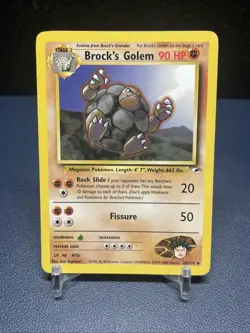 Pokemon Card - Brock's Golem Gym Heroes 20/132 Rare - Image 1