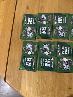 Pokemon TCG Series Eight Prize Pack Lot - 11 Sealed Packs - Image 2