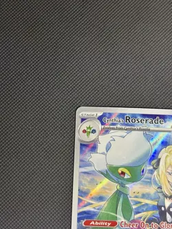 Pokemon TCG Cynthia's Roserade 184/182 SV10 Illustration Rare Holo EN 2025 - Image 3