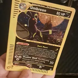 Nintendo Pokemon TCG Aquapolis Umbreon Holo Rare H29/H32 2002 80 HP Stage 1 EN - Image 4