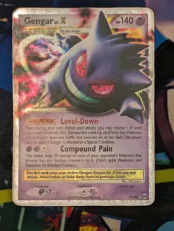 2009 Pokemon Mega Gengar Lvl X #97/99 Platinum Arceus HP - Image 1