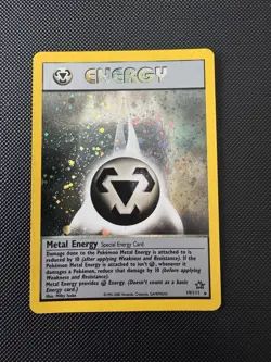 Pokemon Card - Metal Energy Holo - 19/111 - Neo Genesis - 2000 - Image 1