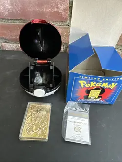 1999 Pokemon Charizard 23k Gold Plated Card Burger King Promo COMPLETE w/ Box CO - Image 1