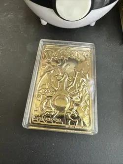 1999 Pokemon Charizard 23k Gold Plated Card Burger King Promo COMPLETE w/ Box CO - Image 2