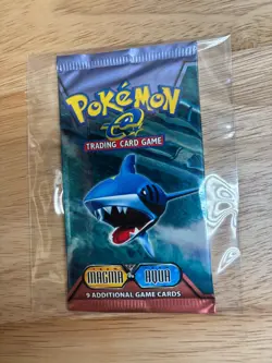 Pokemon EX Team Magma Vs Team Aqua Booster Pack Art Set - Sealed - Image 4